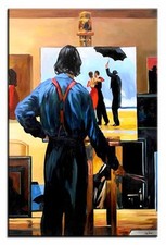 Jack Vettriano - 60x90cm Ölgemälde Handgemalt Leinwand Signiert Wanddeko G16836