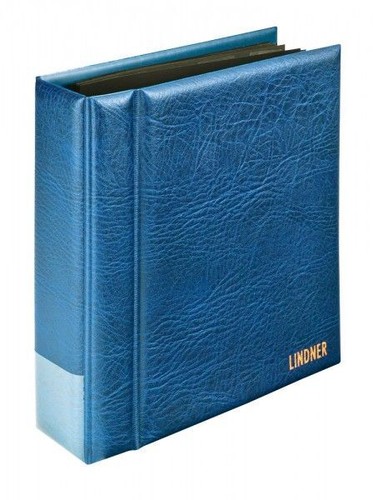 Lindner postkarten album blau - lindner, postkarten-album