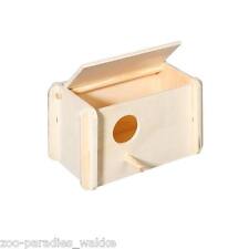 Holz Nistkasten, Brutkasten  21 × 12 × 13 cm -  z.B. Sittiche / Wellensittiche 