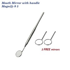 Zahninstrumente Mundspiegel vergrößern #5 mit Griffuntersuchung Zahnmedizin CE