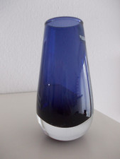 Vase / Blumenvase, lila,  Weinfurtner, Glas, transparent, neuwertig