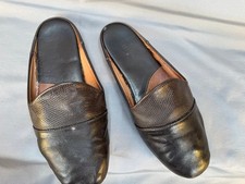 "Luvik" D 42 Herren Leder Hausschuhe, Mens Leather Slippers