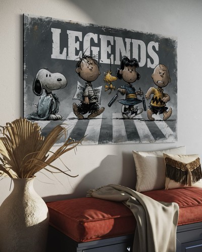 Charlie brown snoopy - snoopy, leinwand
