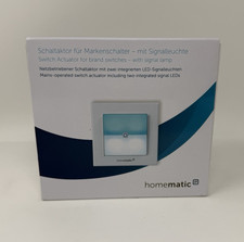 Homematic IP Smart Home Schaltaktor für Markenschalter – mit Signalleuchte, HmIP