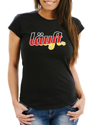 Damen shirt läuft - wm-shirt,