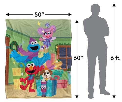 Sesamstraße decke für kinder - decke,