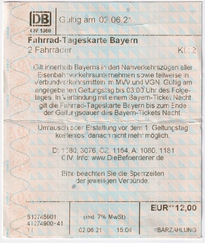 Bayern fahrradkarte - bayern, --