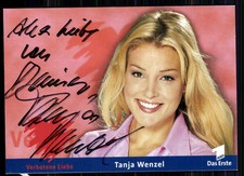 Tanja Wenzel Verbotene Liebe Autogrammkarte Original Signiert ## BC 7229