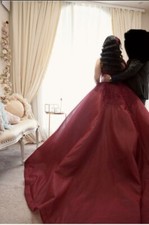 Hennakleid von Sima Couture Farbe Bordeaux Größenverstellbar: 38-42