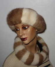 Mink Fur Headband Real Saga
