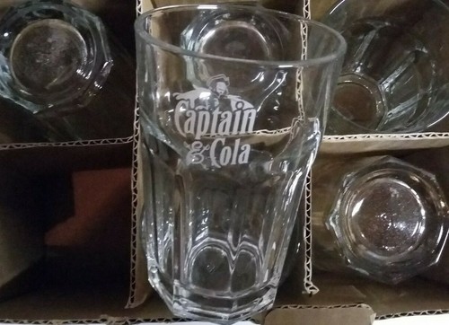 11x glasses set captain morgan - glasses,