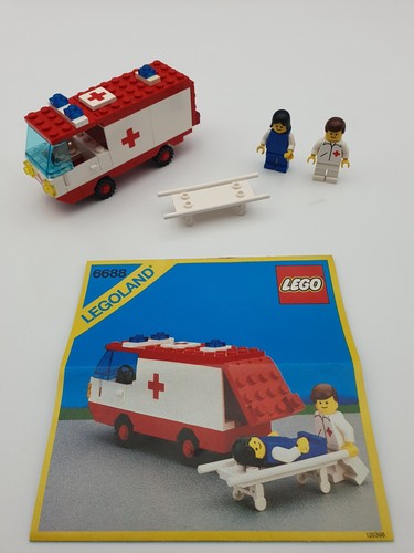 Lego city 6688 krankenwagen - lego,