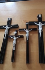 4 alte Holzkreuze 30, 40, 2x50