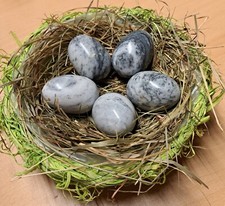 Marmor Eier Grau-marmoriert