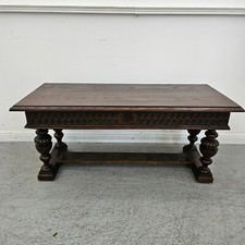 Wohnzimmertisch Salontisch Eiche um 1880 1900 Belgien Mechelen Tis200