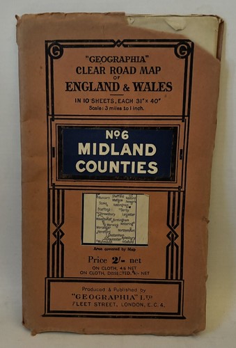 Geographia clear road map - map, of