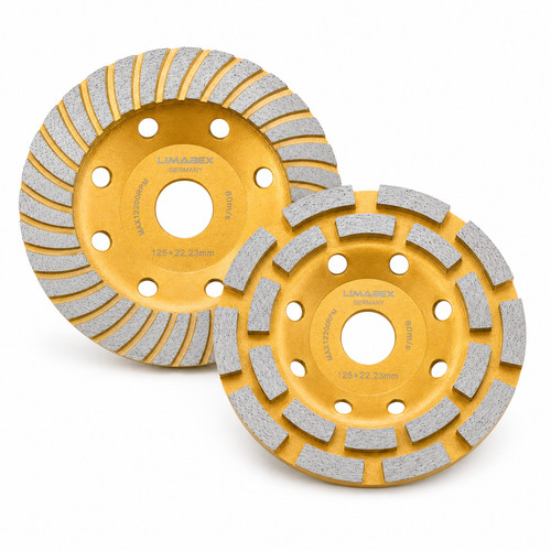 Diamant schleiftopf 125 mm - 2x,