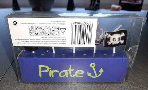 Kleine piraten kerzen - 5,