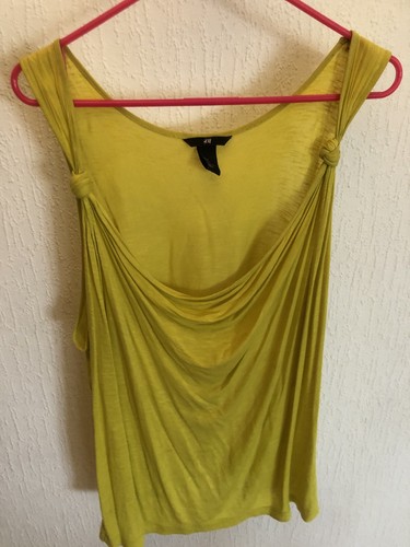Shirt top oberteil damen gelb - damen,