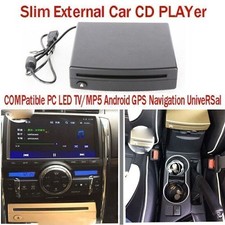 Schlanker Externer Auto CD Player Kompatibler PC LED TV/MP5 Android GPS Nav DE