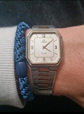 Omega Damenuhr De Ville Quartz Cal. 1365 Gold/Steel Vintage