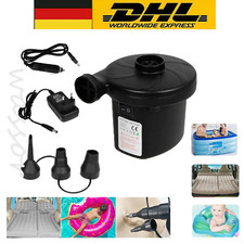 Elektrische Luftpumpe Luftmatratze 12/240V Luftpumpe FÜR Schlauchboot Matratze