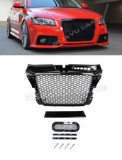 RS3 Look Kühlergrill Waben Grill für Audi A3 8P / S line / S3 / RS3 Stoßstange
