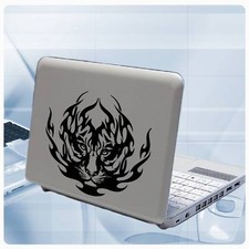 Tiger Tribal Katze Laptop Netbook Notebook Aufkleber Wandtattoo Sticker LT037 