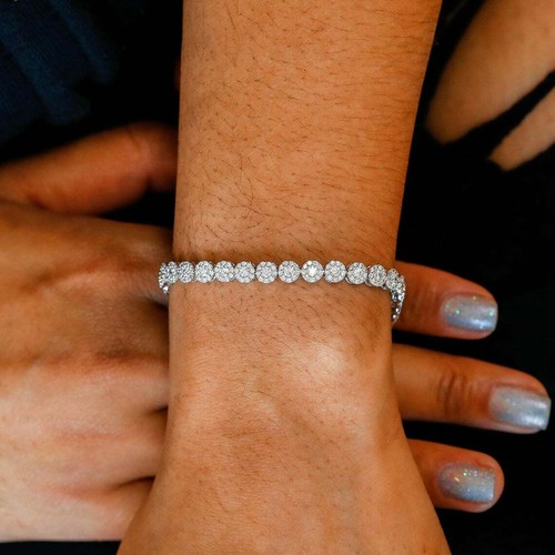 Damen tennis armband cluster - tennis,