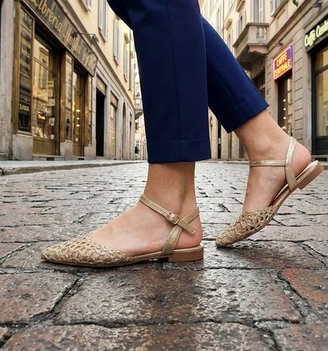 Ballerinas gold renato - gold,
