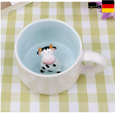 Kaffee Tasse Tier Kuh Cartoon