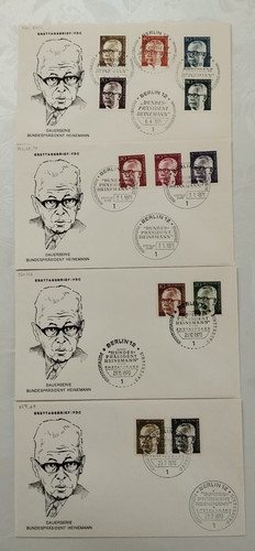 Berlin schmuck fdcs 1970 - -, 4