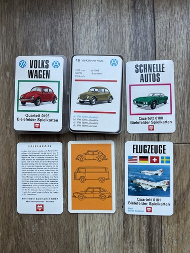 Auto quartett volkswagen - quartett, vw