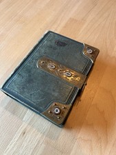 CdV Album um 1890 mit Emaille