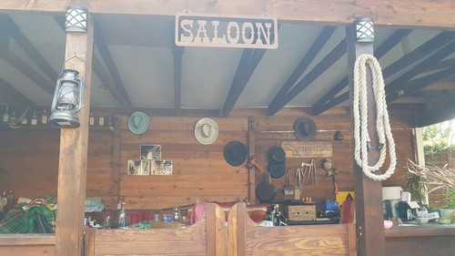 Saloon schild edelrost - schild,