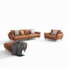 Moderne ledersofa garnitur - moderne, ledersofa-garnitur