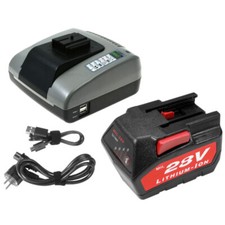 Set: Akku 28V 2Ah + Ladegerät