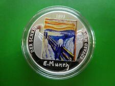 Medaille, 2022, "Der Schrei - Edvard Munch"  , farbig