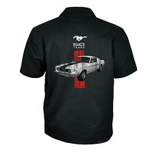 FORD MUSTANG Hemd Worker Licensed 50th Anniversary Auto Shirt *0030 oA black