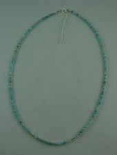 zierliche Edelstein Kette 40 - 45 cm lang  verschiedene Steine Lapislazuli Achat