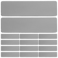  20 Pcs Abzeichenmaterial Gravur Rohlinge Leeres Namensschild Leerer Anhänger