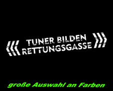 RETTUNGSGASSE BILDEN Tuner 20cm JDM DUB Sticker Auto Van Aufkleber Feuerwehr