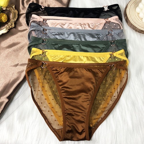 6er pack sexy damen satin - 6er,