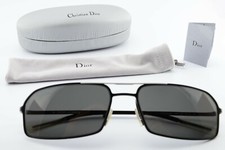 DIOR Homme Sonnenbrille 0033/S CS6 R6 58[]16 135 Black Square Sunglasses + Case 