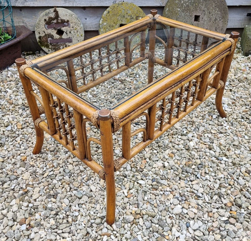 Vintage couchtisch bambus - couchtisch,