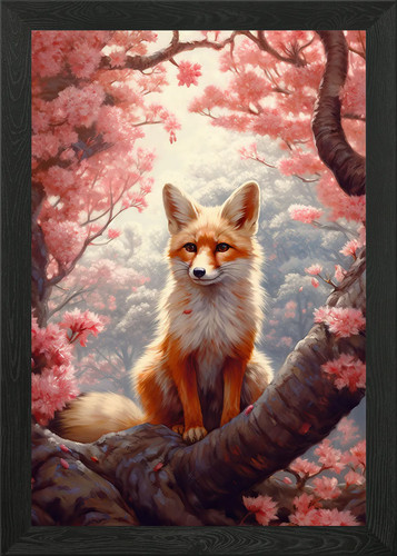 Fuchs süß gerahmtes wandbild - süß,
