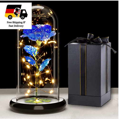 Galaxy rose glaskuppel mit - in,