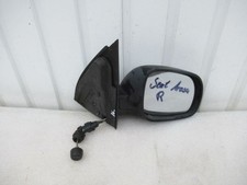 SEAT AROSA (6H) man. Außenspiegel rechts Seitenspiegel schwarz 6X0057544