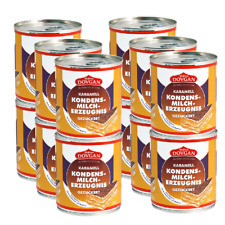 Dovgan gezuckertes Kondensmilcherzeugnis Karamell, 397g, 12er Pack