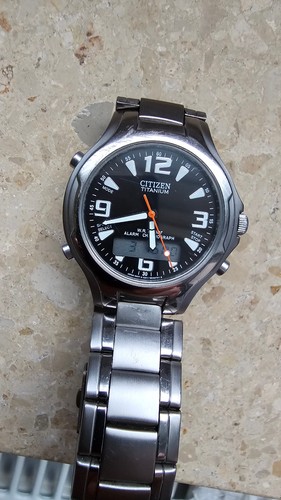 Citizen titanium alarm - citizen,